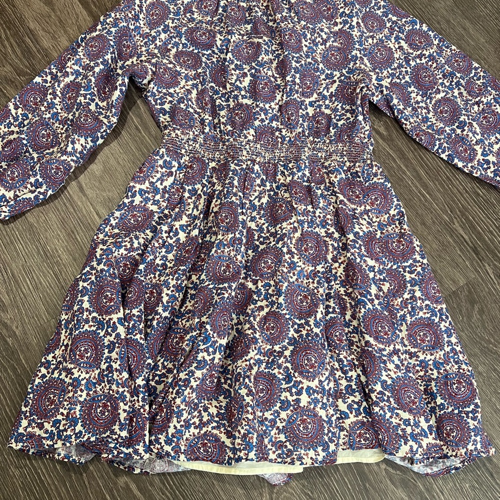 NWT J. Crew Palermo smocked-waist mini dress in floral bouquet linen - Picture 11 of 11